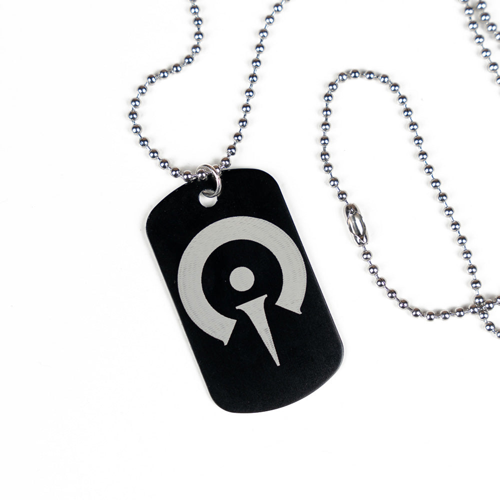 Dog tag with symbol - double-sided