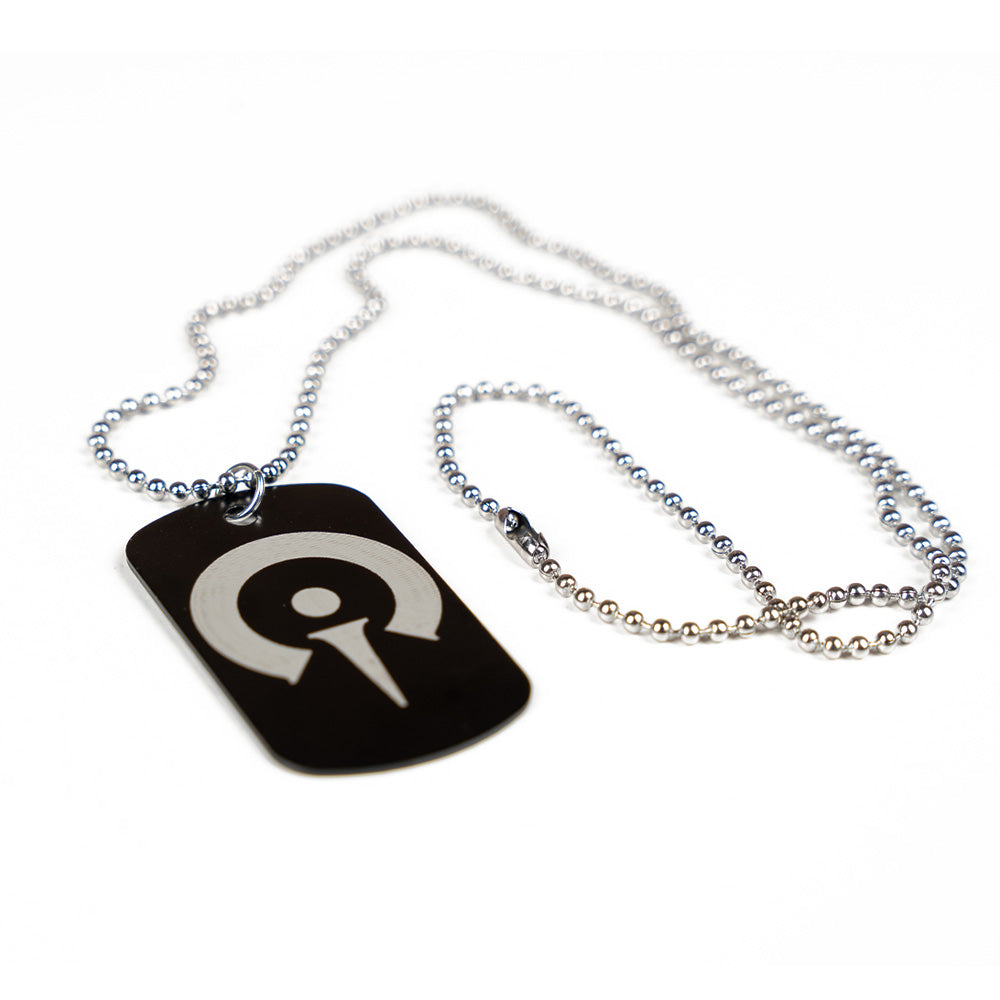 Dog tag with symbol - double-sided