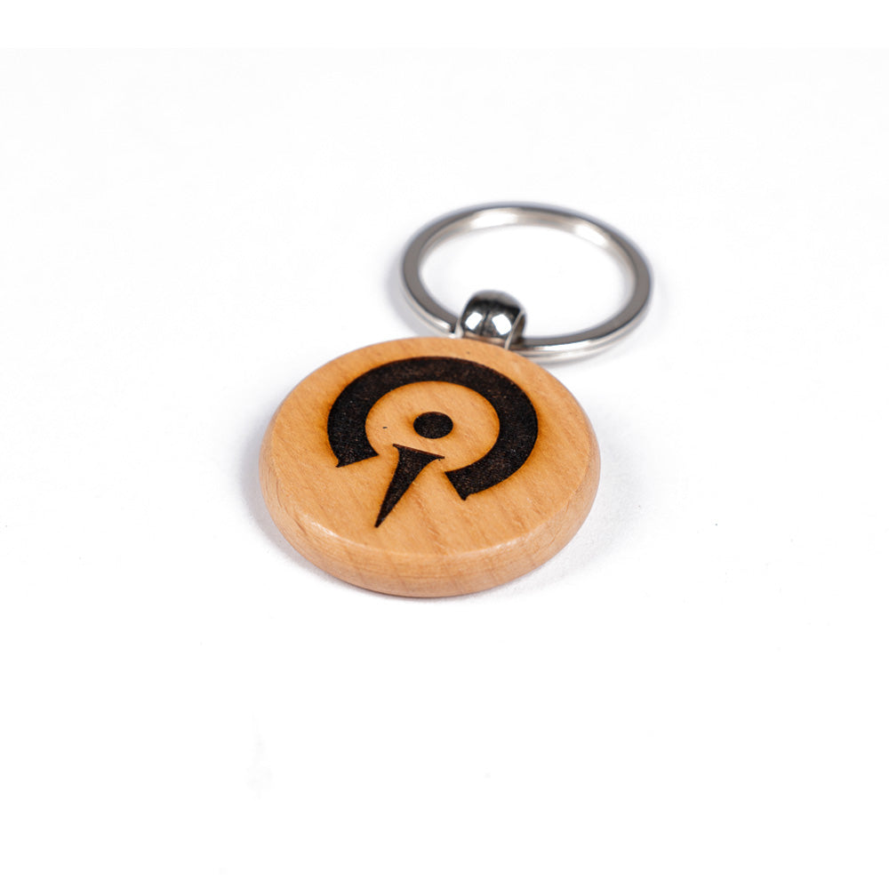 Wooden key ring